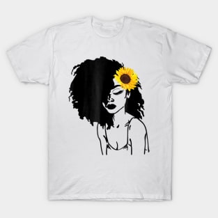 Afro Natural Black Hair Kind Pride T-Shirt